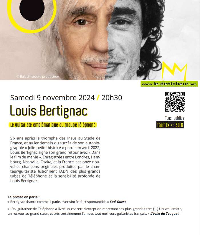 k09 - SAM 09 novembre - VIERZON - Louis Bertignac en concert . 000_0212