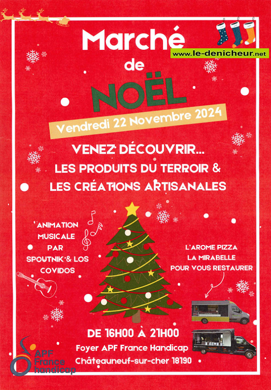 k22 - VEN 22 novembre - CHATEAUNEUF /Cher - Marché de Noël . 000_0222