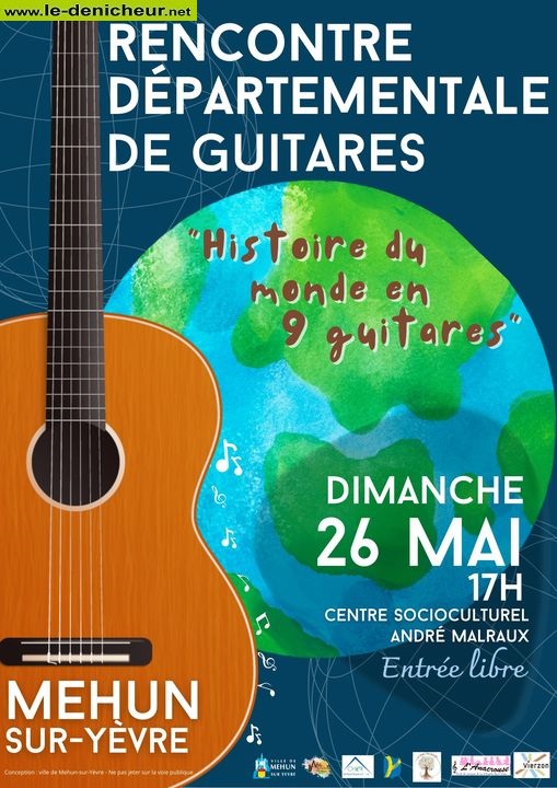 e26 - DIM 26 mai - MEHUN /Yèvre - Rencontre Départementale de Guitares . 000_028