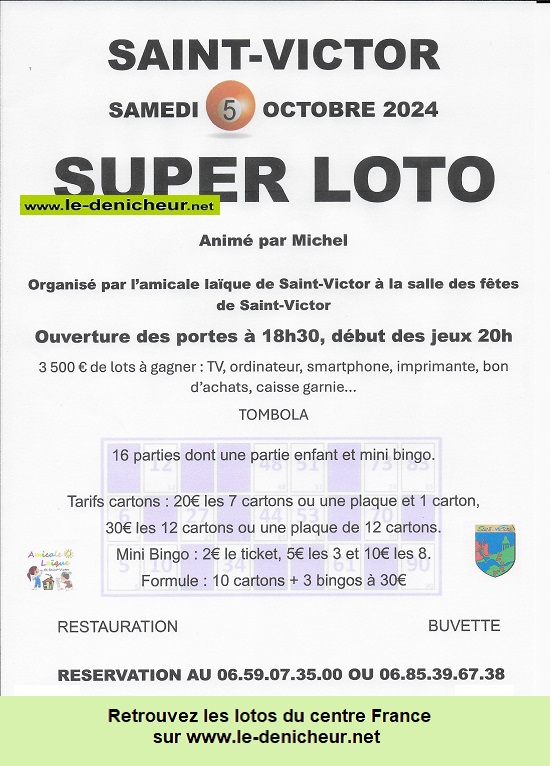 j05 - SAM 05 octobre - ST-VICTOR - Loto de l'Amicale laïque ° 000_0317