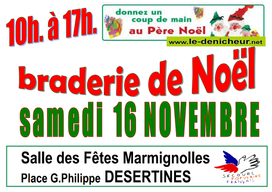 k16 - SAM 16 novembre - DESERTINES - Braderie de Noël 000_0351