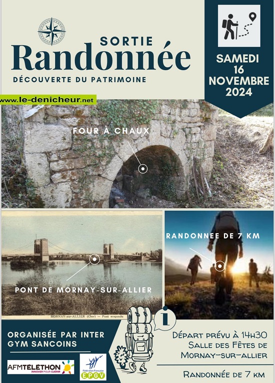 k16 - SAM 16 novembre - MORNAY /Allier - Randonnée découverte du Patrimoine . 000_1232