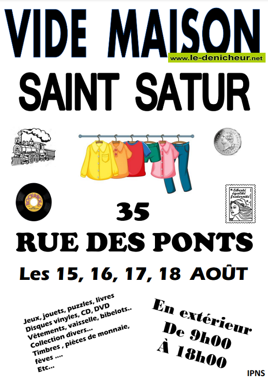 h15 - JEU 15 août - ST-SATUR - Vide maison _ 000_194