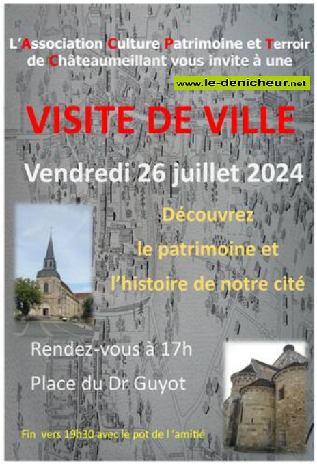 g26 - VEN 26 juillet - CHATEAUMEILLANT - Visite de ville. 000_327