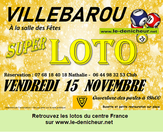 k15 - VEN 15 novembre - VILLEBAROU - Loto du Foot .° 000_4116