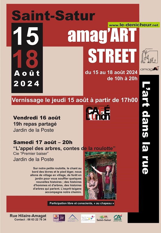 h15 - Du 15 au 18 août - ST-SATUR - Amag'Art Street [L'art dans la rue] 000_5_20