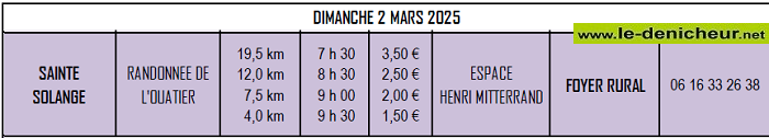 o02 - DIM 02 mars - STE-SOLANGE - Randonnée pédestre du Foyer rural 03-0210