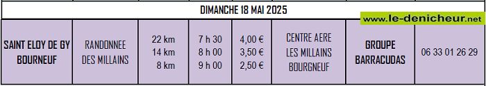 q18 - DIM 18 mai - ST-ELOY DE GY (Bourgneuf) - Randonnée pédestre  05-1810