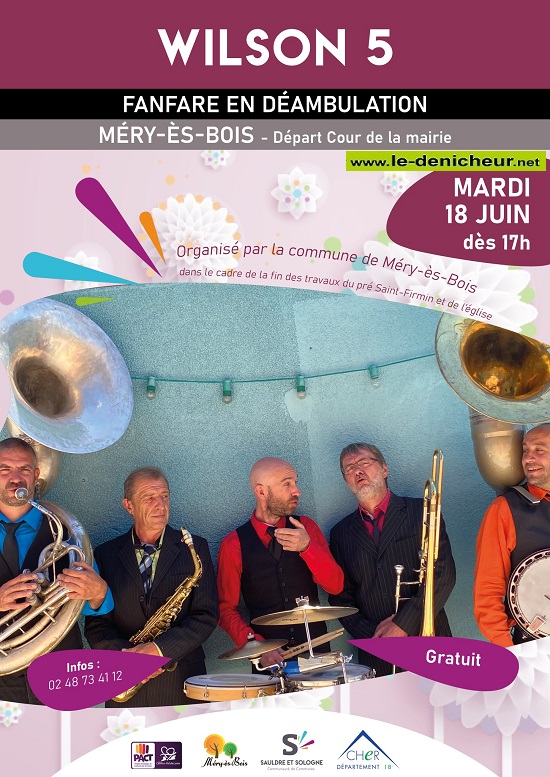 f18 - MAR 18 juin - MERY ès BOIS - Wilson 5 [Fanfare en déambulation] 06-18_12