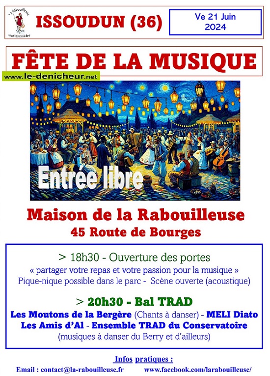 f21 - VEN 21 juin - ISSOUDUN - Fête de la Musique à la Rabouilleuse ° 06-21_10