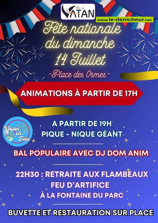 g14 - DIM 14 juillet - VATAN - Fête nationale / Bal / Feu d'artifice. 07-14_33