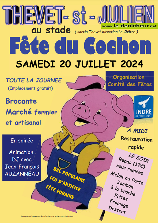 g20 - SAM 20 juillet - THEVET ST-JULIEN - Fête du Cochon * 07-20_11