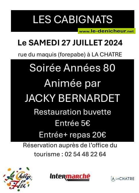 g27 - SAM 27 juillet - LA CHÂTRE - Soirée Année 80 avec Jacky Bernardet . 07-27_36