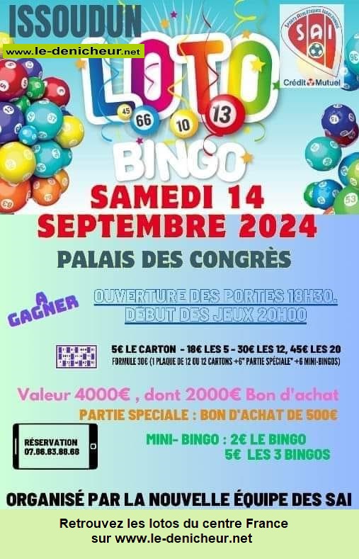 Agenda des sorties en Berry 09-14_11