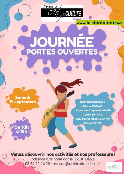 i14 - SAM 14 septembre - DEOLS - Journée Portes ouvertes Espace Art et Culture 09-14_30