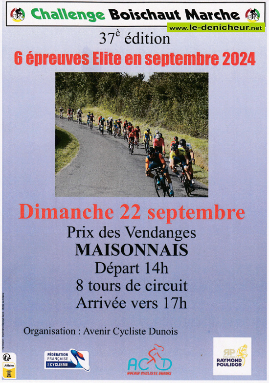 i22 - DIM 22 septembre - MAISONNAIS - Challenge Boischaut Marche _ 09-22_22