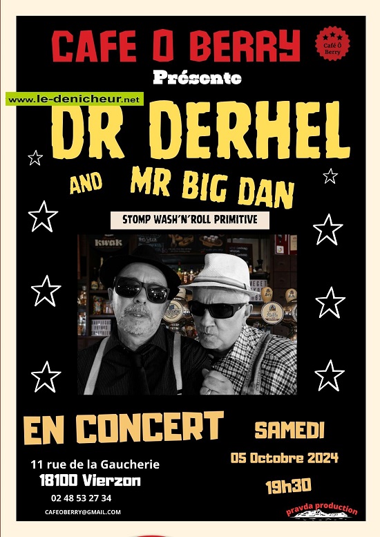 j05 - SAM 05 octobre - VIERZON - Dr Derhel and Mr Big Dan en concert . 10-05_25