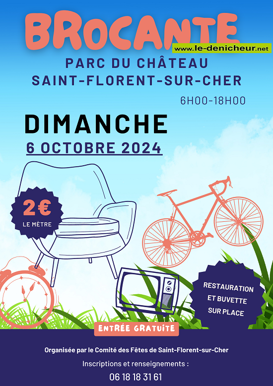 j06 - DIM 06 octobre - ST-FLORENT /Cher - Brocante du comité des fêtes ° 10-06_10