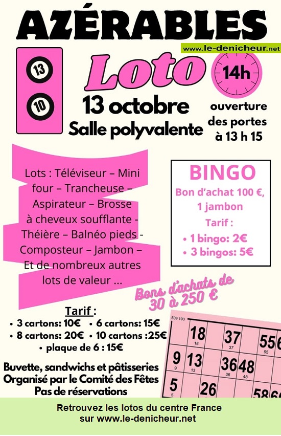 j13 - DIM 13 octobre - AZERABLES - Loto du comité des fêtes . 10-13_40