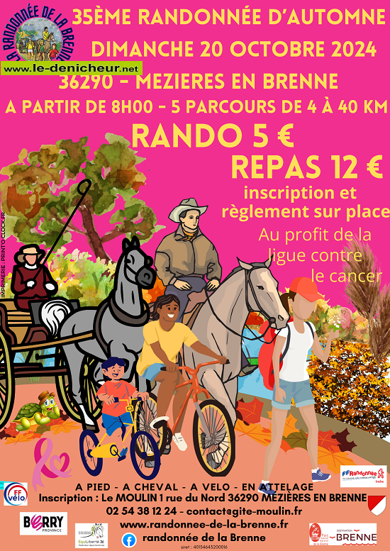 j20 - DIM 20 octobre - MEZIERES en Brenne - 35ème Randonnée d'Automne ° 10-20_18