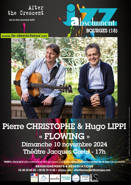 k10 - DIM 10 novembre - BOURGES - Pierre Christophe & Hugo Lippi "Flowing" 11-10_28