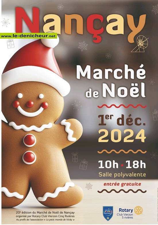 l01 - DIM 01 décembre - NANCAY - Marché de Noël du Rotary Club Vierzon 5 rivières ° 12-01_12