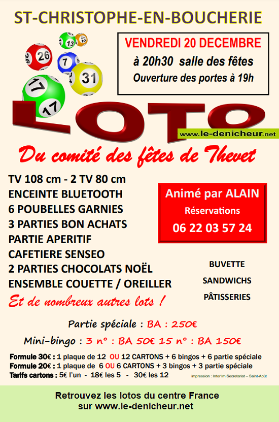 Agenda des sorties en Berry 12-20_10