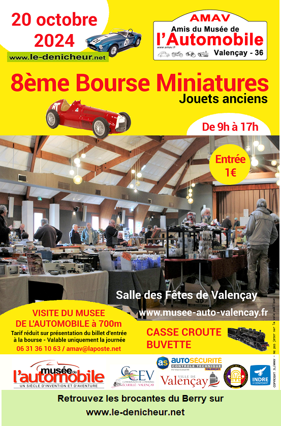 j20 - DIM 20 octobre - VALENCAY - Bourse miniatures et jouets anciens _ Bourse11