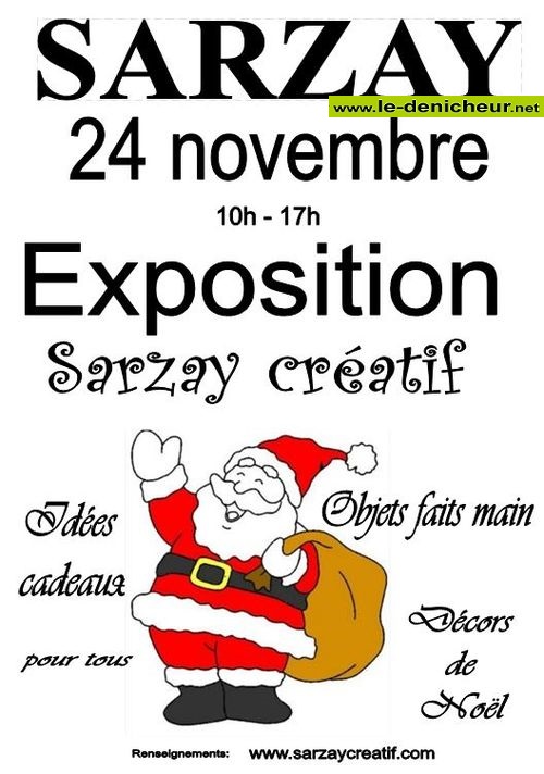 k24 - DIM 24 novembre - SARZAY - Exposition Sarzay Créatif _ Captur13