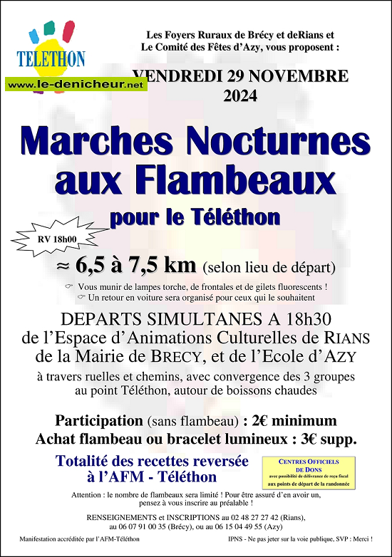 k29 - VEN 29 novembre - RIANS - Marches Nocturnes aux Flambeaux ° Ejedac10