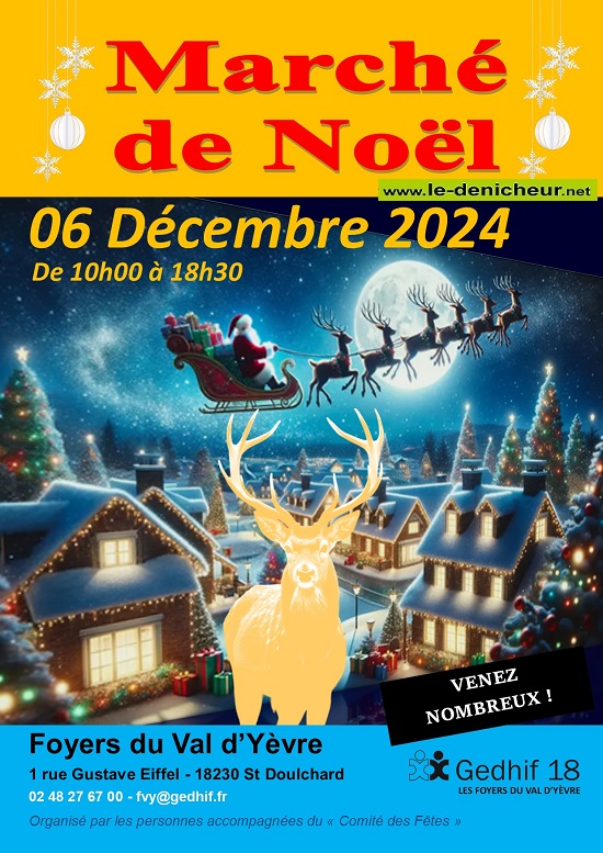 l06 - VEN 06 décembre - ST-DOULCHARD - marché de Noël _ Marchz11