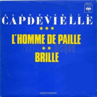 "L'HOMME DE PAILLE" / "BRILLE" 45t promo 45_tou15
