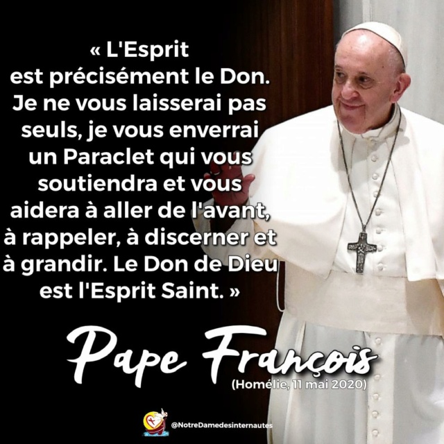 Pape François : L’Esprit Saint nous guide ! 24597410