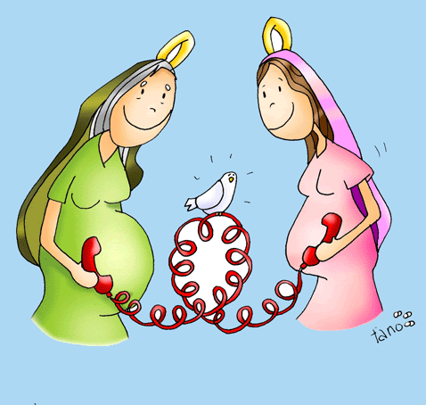 J'aime cette illustration de la Visitation : Unnam321