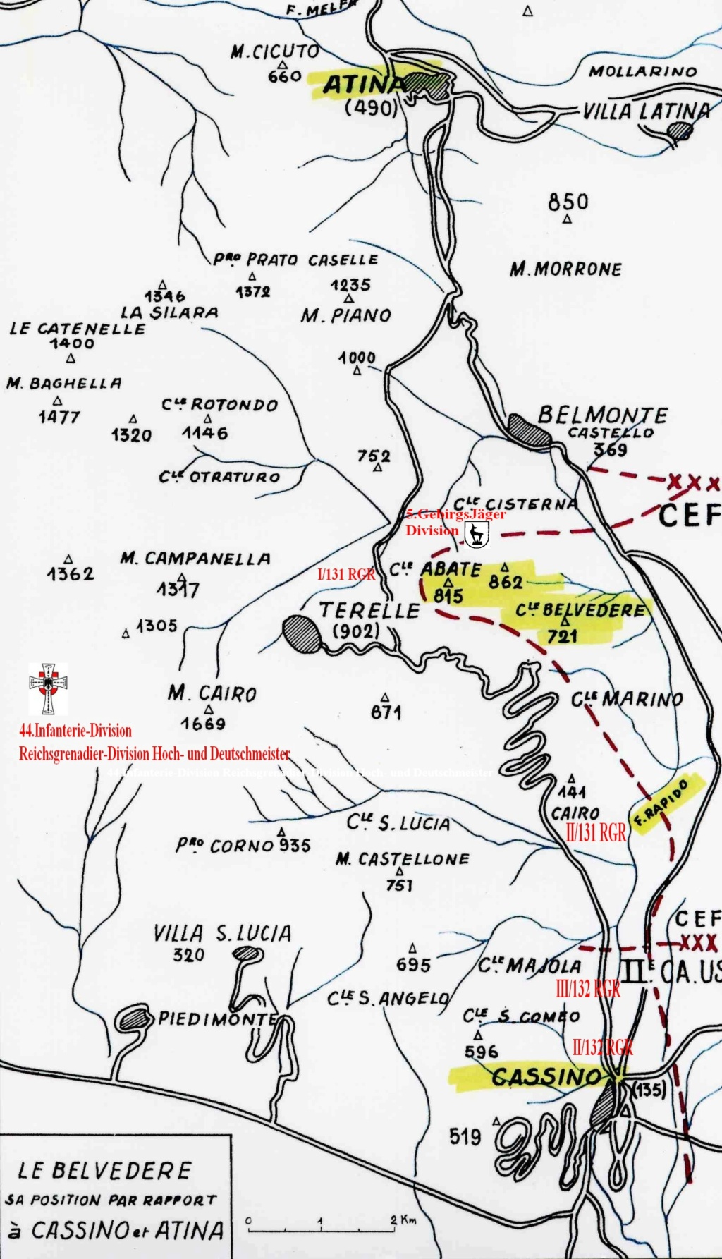 La campagne d’Italie,  1ère partie la montée sur Cassino Le_bel11