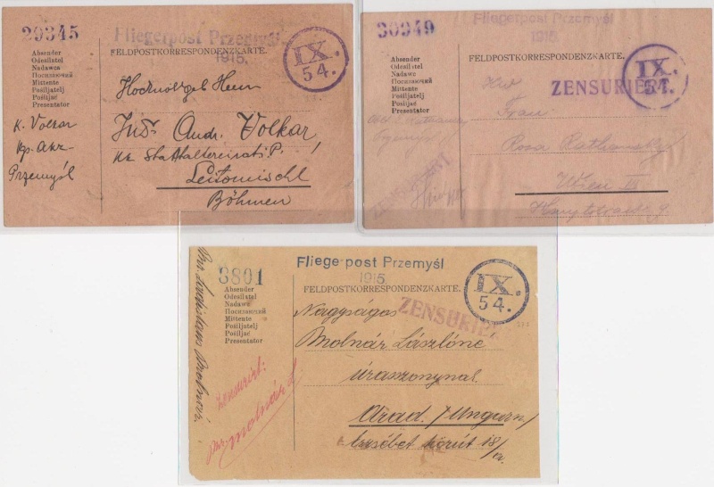 Fliegerpost Przemysl 1914-1918 Przemy23