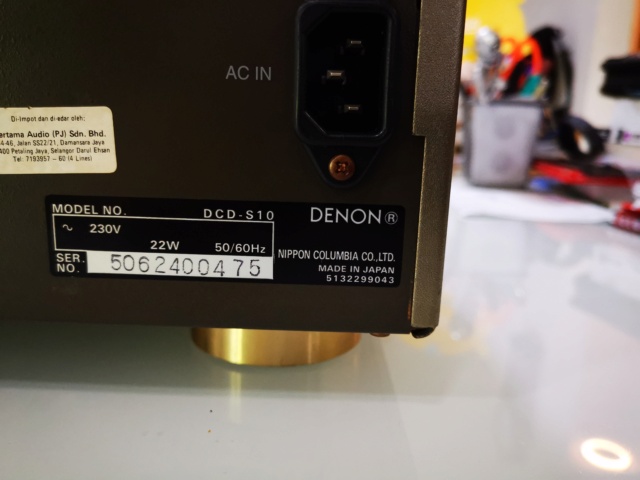 Denon DCD-S10 High End Player (Used) Price Reduced Again!!! SOLD Img_2356