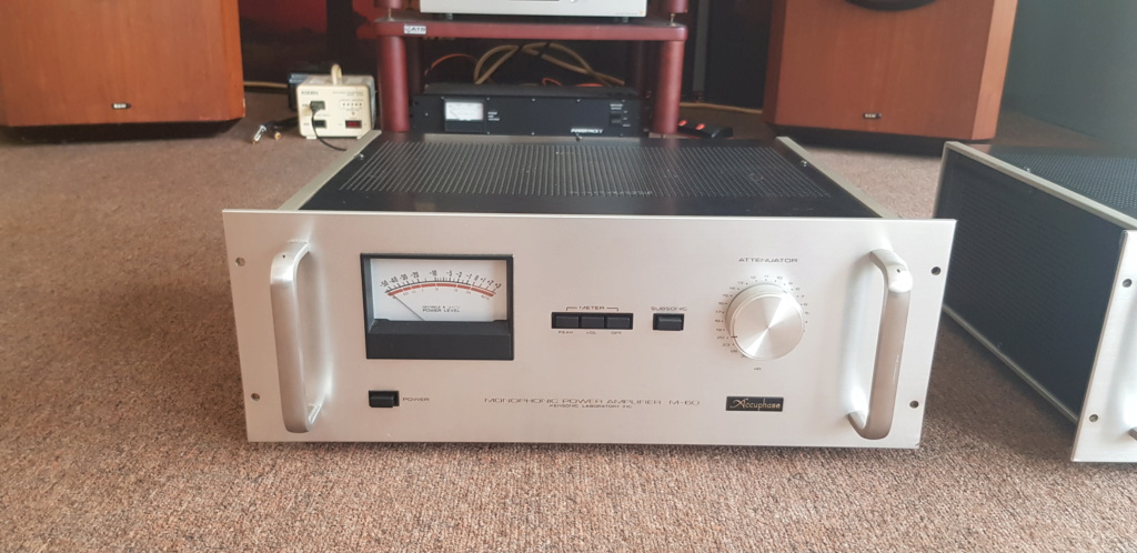 ( sold )Accuphase C200 Preamp & Accuphase M-60 Mono Block Power Amp(used) 20190814