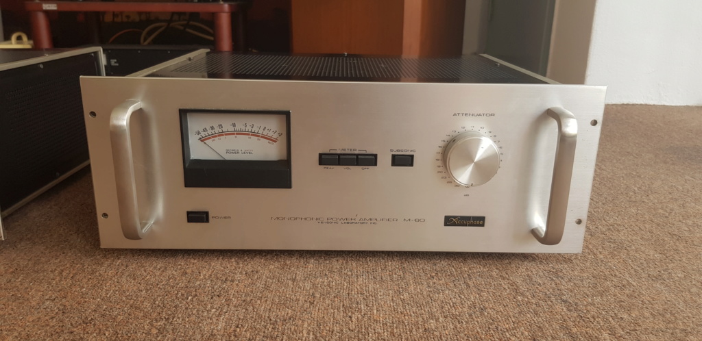 ( sold )Accuphase C200 Preamp & Accuphase M-60 Mono Block Power Amp(used) 20190815