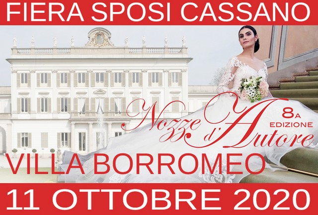 Fiera della sposa a Villa Borromeo di Cassano d'Adda 2020 Banner13