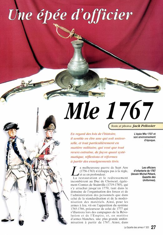 point - Le point sur l'épée d'officier d'infanterie modèle 1767 18928-10