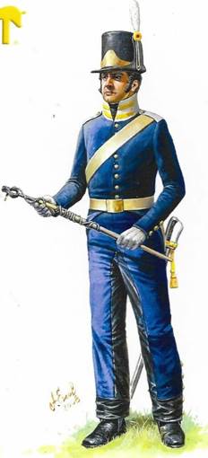 Sabre de soldat de cavalerie suédoise modèle 1807 Image358