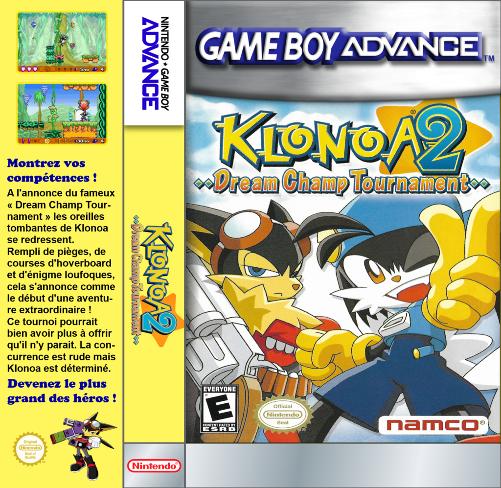 Jaquettes pour boitiers K7 (GB, GBA, GG, PSP... ) - Page 6 Klonoa11