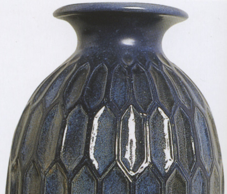 Nid d'abeille Vase de Joseph Mougin vers 1920 Mougin10