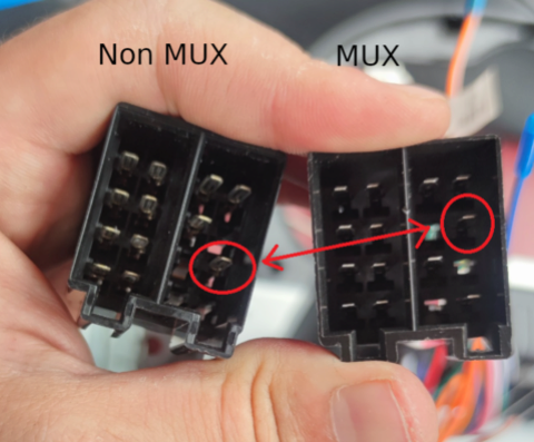 INFO] Connectique autoradio 206 MUX