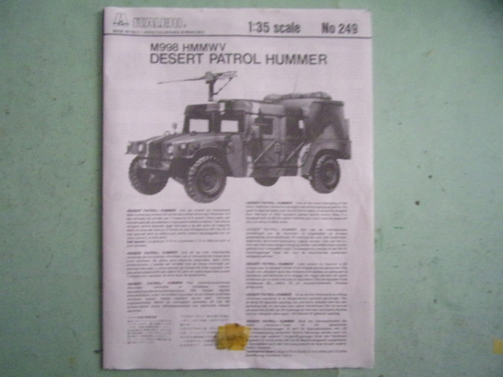 M998 HMMWV desert patrol hummer [italeri - 1/35éme] 105_3211