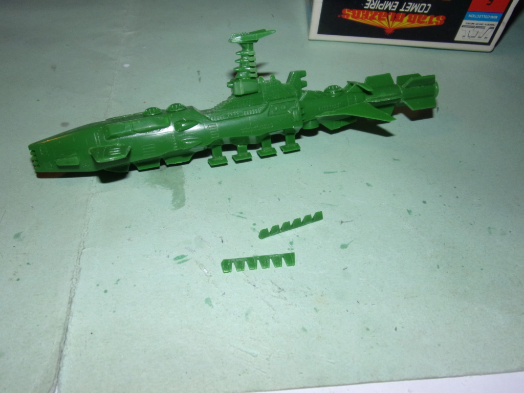 Star blazers - comet empire battleship - bandaï 106_8684