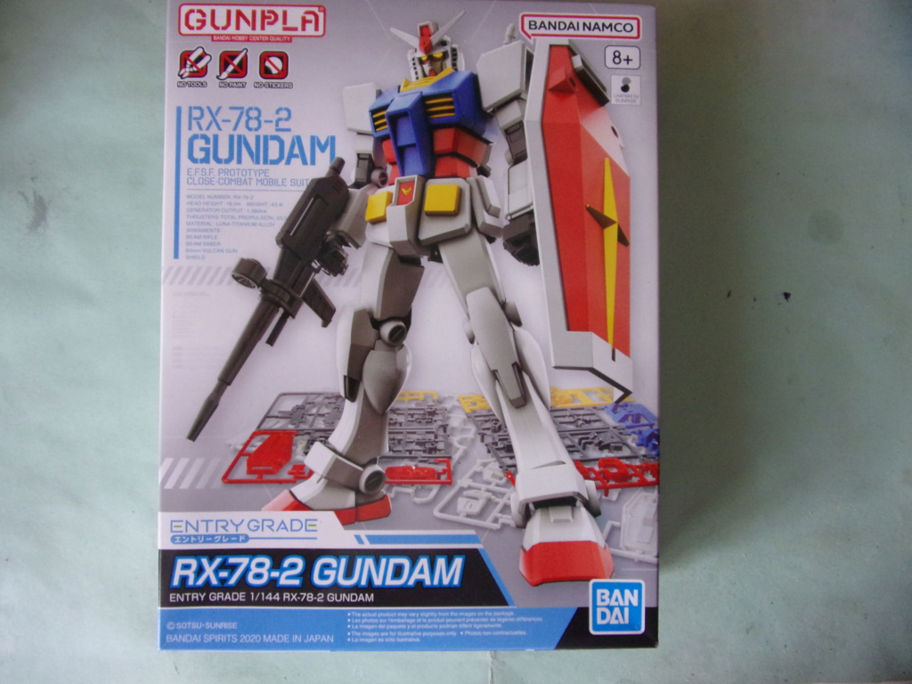 RX-78-2 GUNDAM   - ENTRY GRADE - 1/144émé BANDAï 107_2853