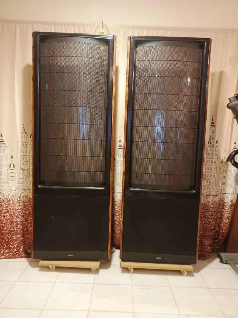 Used Pair of Martin Logan Monolith III Electrostatic Loudspeaker With New Panels Ca98ed10
