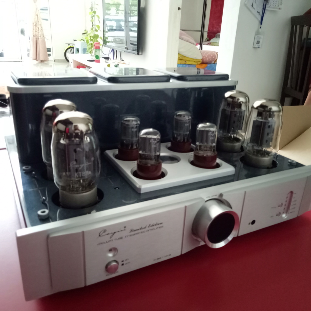 Cayin A-88T MK2 Tube Integrated Amplifier-99% New & Complete Set Img20113